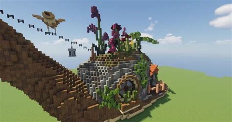 minecraft snail build|Small Snail Organic Minecraft Map.